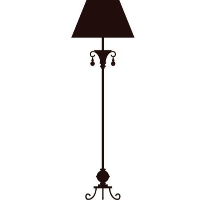 Акриловий штамп Floor lamp Лампа, розмір 2,2х6,7 см