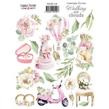 Набір наліпок (стікерів) 19 шт. Walking on clouds 129, ТМ Фабрика Декору