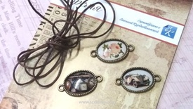 Набор металлических украшений от Евгения Курдибановская ТМ - ВРЕМЯ, 3 шт.