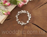 Чипборд Вінок з гілками від WOODchic, 6см