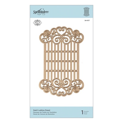Ніж для вирубки від Spellbinders - Swirl Lattice Panel