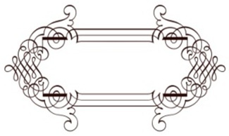 Акриловий штамп K004a Рамка, розмір 5,9х3,2см