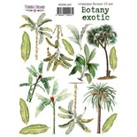 Набір наліпок (стікерів) 15шт. Botany exotic 207, ТМ Фабрика Декору