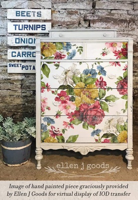 Трансфери (натирки) від IOD - Wall Flower 24x33 Decor TransferTM, 61 смx84см