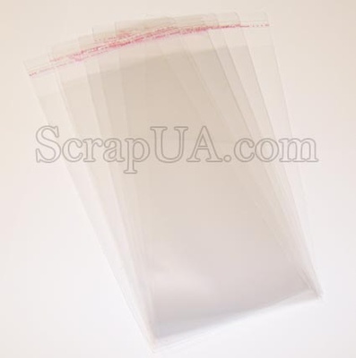 Упаковка для открыток, 21х11, с клапаном на липкой ленте, 10 шт.