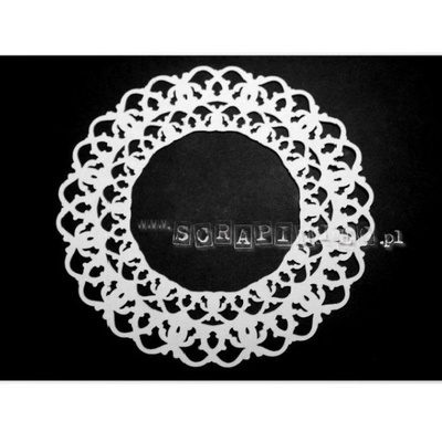 Чипборд Scrapiniec - Ажурні серветки, 3 штуки