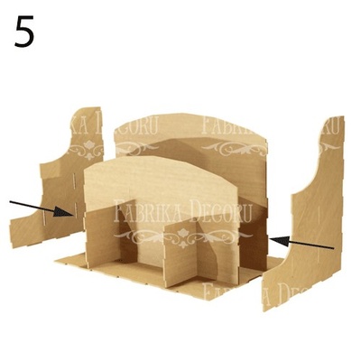 Настільний органайзер (конструктор) для паперу і письмового приладдя, ТМ Фабрика Декору