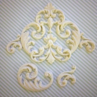 Гибкие пластиковые фигурки - Набор вензелей, 3 шт., от 3,5 см до 12 см