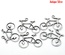 Металева прикраса/ підвіска "Велосипед", 31x23м античне срібло, 1 шт.