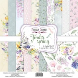 Набір скрап-паперу Tender spring 30,5x30,5см 10 аркушів, ТМ Фабрика Декору