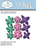 Нож  от   Elizabeth  Craft  Designs  -  New  Bunch of  Flowers,  9  элементов.