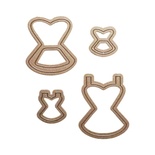 Ножі для вирубки Spellbinders - Dresses Two - Платія