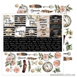 Двусторонний лист от WOODchic "Відлік часу" - 7, 30,5х30,5см