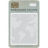 Папка для эмбоссинга Carta Bella World Map, Карта Мира