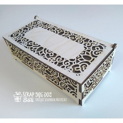 Дерев’яний декор ScrapBox - Шкатулка ажурна Wfs-002