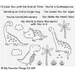 Акриловый штамп My Favorite Things - Cutieasaurus