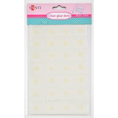 Клеевые капли, 6 мм, 56 шт. в упаковке, ТМ Santi