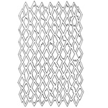 Маска Ranger - Dyan Reaveley - Dylusions - Stensils - Diamond Small, 13x20 см