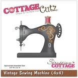 Ножі для вирубки CottageCutz Vintage Sewing Machine, 10x10 см