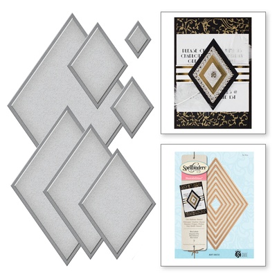 Нож для вырубки от Spellbinders - Art Deco - Ritz Labels