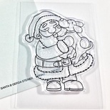 Набір штампів Gerda Steiner - Puppy Kisses for Santa 3x4 Clear Stamp Set