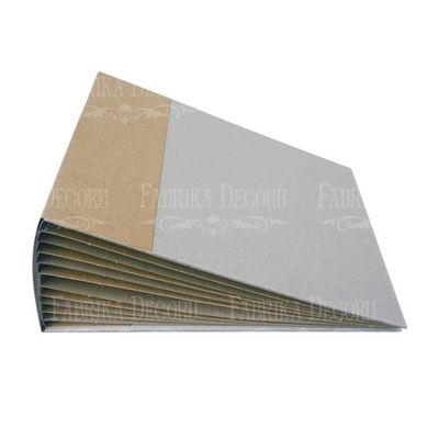 Заготовка для альбому 15х20 см крафт, 10 аркушів, ТМ Фабрика Декору