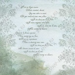 Скрап-папір для форзаців колекція 6_2, Поезія на сіро - блакитному, односторонній, 20x29 см