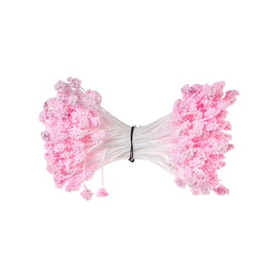 Тичинки двосторонні, колір рожевий, 55x3мм, 144 шт.