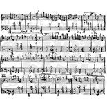 Акриловый штамп "Ноты"