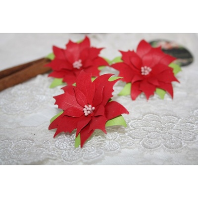 Нож для вырубки от AgiArt - "Пуансеттия (большой набор)"