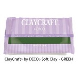 Полімерна глина від Claycraft by Deco © - Green, зелений колір, 55 г