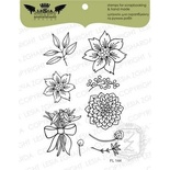 Набор акриловых штампов Lesia Zgharda FL144 Букет, 9 шт