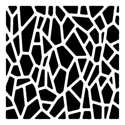 Маска The Crafter's Workshop - Mini Template Giraffe Print, 15х15 см