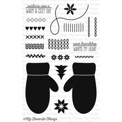 Акриловий штамп My Favorite Things - LJD Cozy Mittens, 19 штук (LJD43)