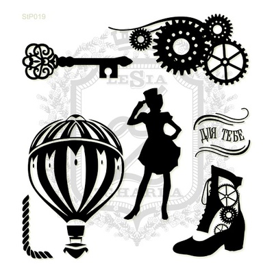 Набор мини-штампов Lesia Zgharda StP019 Для тебе, 7 штук