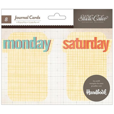 Картки для журналінгу Studio Calico - Snippets Journal Cards - Weekdays