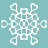 Чипборд від Вензелик - Сніжинка 32, розмір: 69*64 мм
