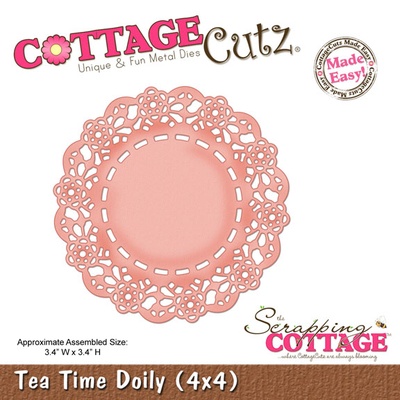 Ніж для вирубки CottageCutz - Tea Time Doily, 10x10 см