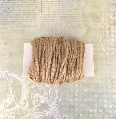 Бечівка декоративна, бежевий, 10 м