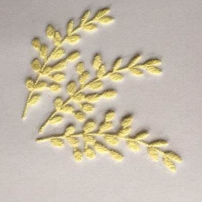 Набір ажурних гілок від Allmacrfat, колір на вибір, у набір 3 шт.