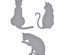 Ножи от Spellbinders - Kitty Cats - Кошки