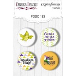 Набір скрап-фішок Фабрика Декору з 4 шт. No 183