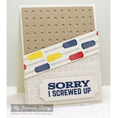 Ніж для вирубки My Favorite Things - Die-namics Pegboard Cover-Up