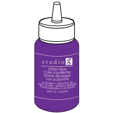 Клейовий Глітер Studio G, колір Фіолетовий