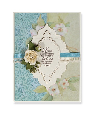 Нож для вырубки от Spellbinders - Stacey Caron - Renaissance Jubilee - Label 56 Decorative Element
