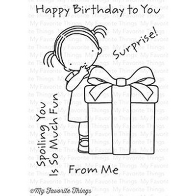 Акриловый штамп My Favorite Things - Pure Innocence Happy Birthday to You