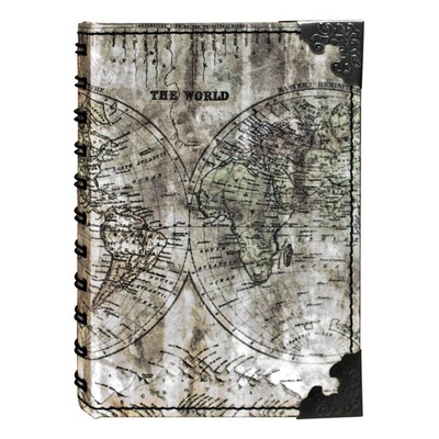 Блокнот Tim Holtz District Market - Spiral Journal Small - Atlas