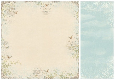 Лист двусторонней бумаги от Pion Design - Poem of spring - Fairytale of Spring, 30х30