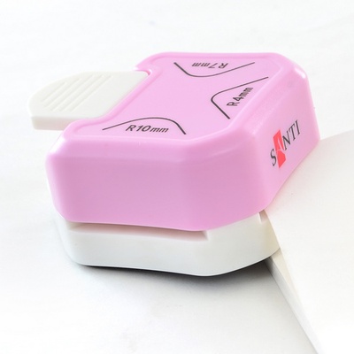 Дырокол угловой тройной - закруглитель 3-в-1, TM Santi