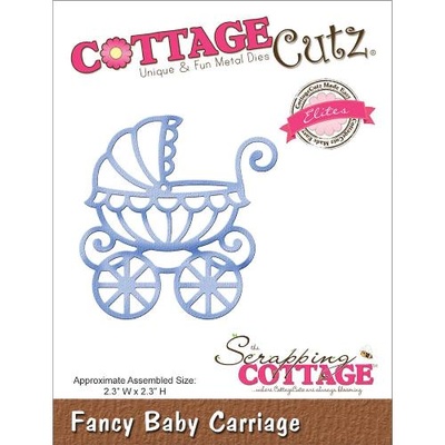 Ніж для вирубки CottageCutz - Elites Die - Baby Carriage